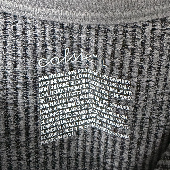 Colsie gray bodysuit - Picture 3 of 4